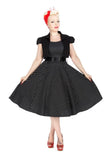 9354 Bolero Dress In Polka Dots