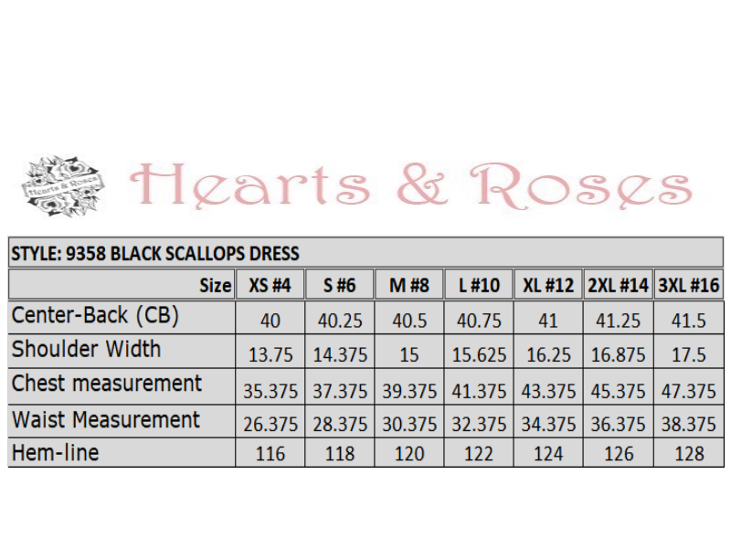 9358 Scallop Party Dress