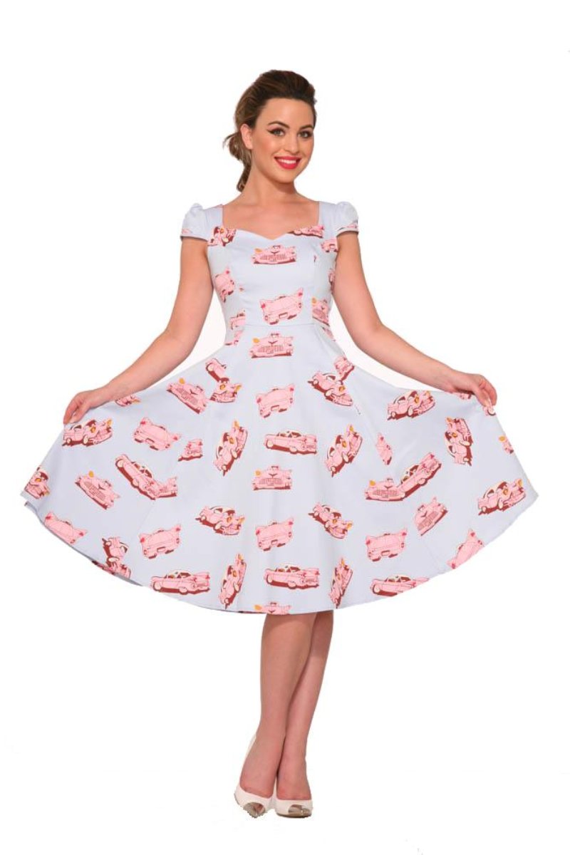 9836 Car Hop Swing Dress