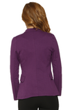 C6421 Purple Zipper Jacket