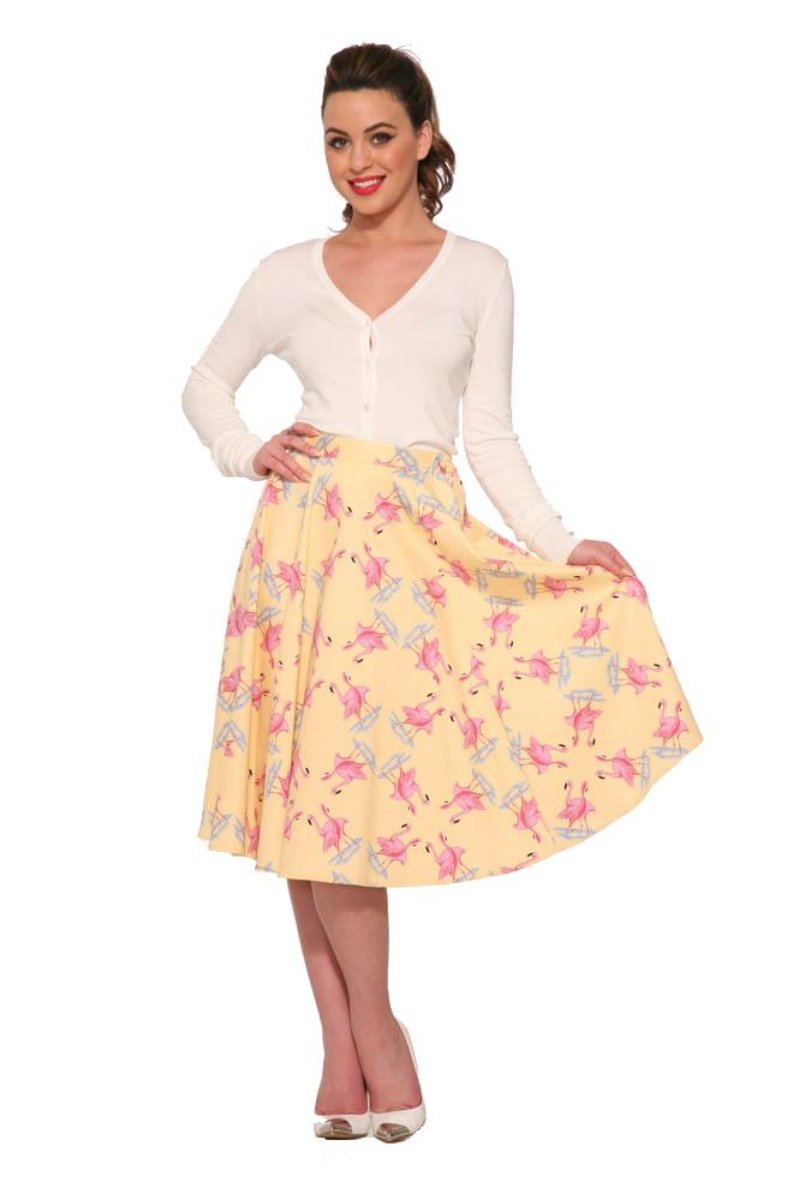 4062 Flamingo Love Skirt